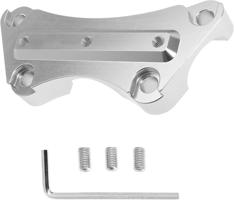VPZMT Anti-Slip 1'' Top Clamp Handlebar Risers for Harley/Electra Glide/Road Glide/Street Glide/Road King/Touring 1997-2025 Models, Chrome - Image 4